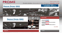 Desktop Screenshot of 2005.pragueproms.cz